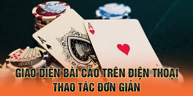 Giao diện bài cào trên điện thoại – thao tác đơn giản