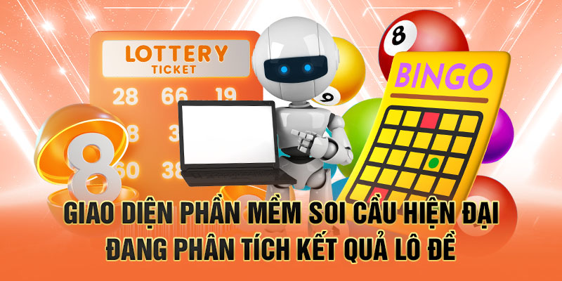 Giao diện phần mềm soi cầu hiện đại đang phân tích kết quả lô đề